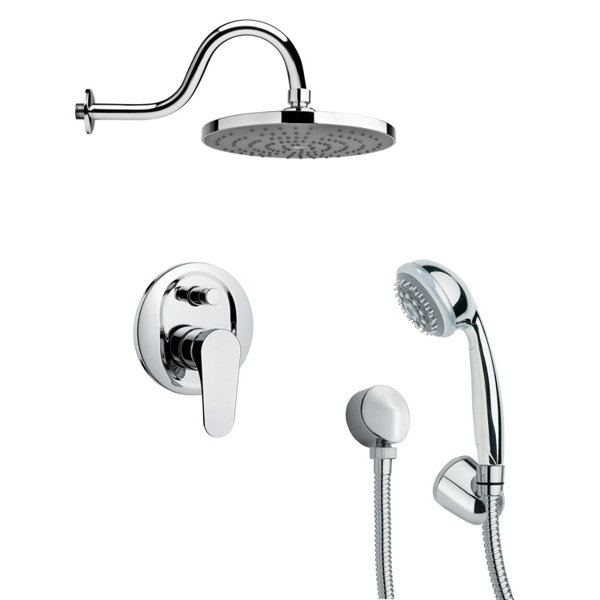 Remer by Nameek's Orsino Complete Shower System with Rough inValve